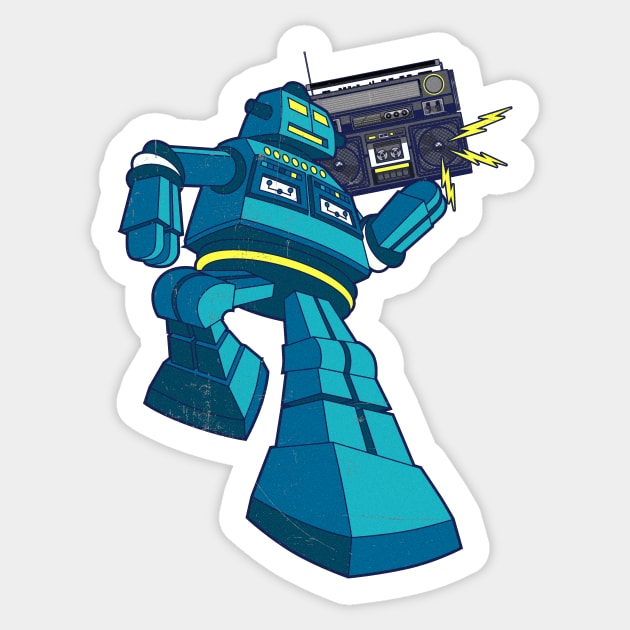 Robot Dance Sticker by Buy Custom Things